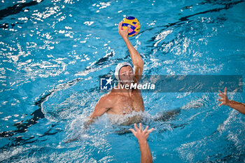 2024-07-04 - Oscar Echenique of Italy - SARDINIA CUP 2024 - ITALY VS GREECE - INTERNATIONALS - WATERPOLO