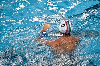 2024-07-04 - Oscar Echenique of Italy - SARDINIA CUP 2024 - ITALY VS GREECE - INTERNATIONALS - WATERPOLO