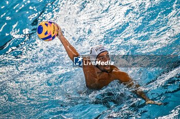 2024-07-04 - Alessandro Velotto of Italy - SARDINIA CUP 2024 - ITALY VS GREECE - INTERNATIONALS - WATERPOLO