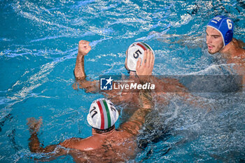 2024-07-04 - Andrea Fondelli of Italy, Edoardo Di Somma of Italy - SARDINIA CUP 2024 - ITALY VS GREECE - INTERNATIONALS - WATERPOLO