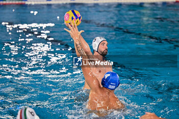 2024-07-04 - Andrea Fondelli of Italy - SARDINIA CUP 2024 - ITALY VS GREECE - INTERNATIONALS - WATERPOLO