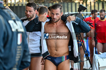 2024-07-05 - Luca Marziali of Italy - SARDINIA CUP - SPAIN VS ITALY - INTERNATIONALS - WATERPOLO