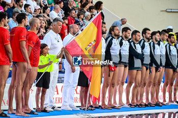 2024-07-05 - Spain Flag - SARDINIA CUP - SPAIN VS ITALY - INTERNATIONALS - WATERPOLO