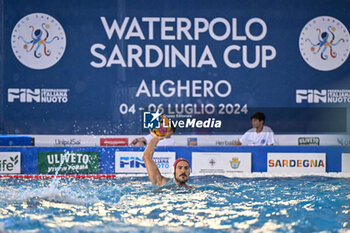 2024-07-05 - Gianmarco Nicosia of Italy - SARDINIA CUP - SPAIN VS ITALY - INTERNATIONALS - WATERPOLO