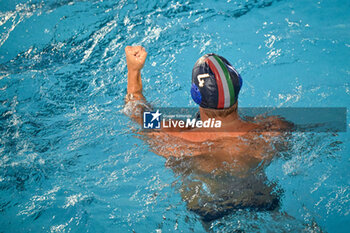 2024-07-05 - Luca Marziali of Italy - SARDINIA CUP - SPAIN VS ITALY - INTERNATIONALS - WATERPOLO