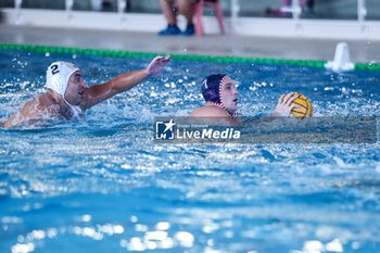 2024-10-12 - Stefano Ballarini (Olympic Roma) and Danil Merkulov (RN Savona) - TRAINING ACADEMY OLYMPIC ROMA VS RN SAVONA - SERIE A1 - WATERPOLO