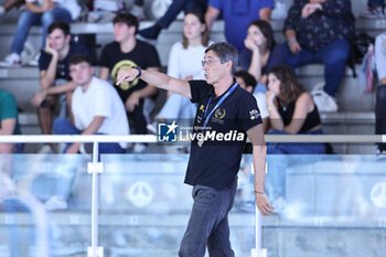 2024-10-12 - head coach Mario Fiorillo (Olympic Roma) - TRAINING ACADEMY OLYMPIC ROMA VS RN SAVONA - SERIE A1 - WATERPOLO