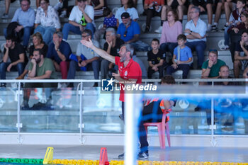 2024-10-12 - head coach Alberto Angelini (RN Savona) - TRAINING ACADEMY OLYMPIC ROMA VS RN SAVONA - SERIE A1 - WATERPOLO