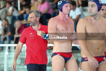 2024-10-12 - head coach Alberto Angelini (RN Savona) - TRAINING ACADEMY OLYMPIC ROMA VS RN SAVONA - SERIE A1 - WATERPOLO