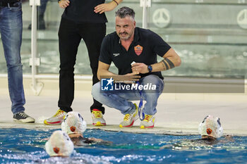 2024-02-24 - head coach Marco Capanna (SIS Roma) - SIS ROMA VS COMO NUOTO RECOARO - SERIE A1 WOMEN - WATERPOLO