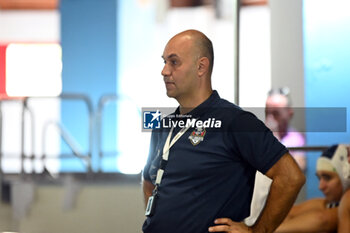 2024-11-09 - Francesco Fasanella during Smile Cosenza vs Lazio, Waterpolo Italian Serie A1 Women match in Cosenza, Italy, November 09 2024 Cosenza Italy - SMILE COSENZA PALLANUOTO VS LAZIO NUOTO - SERIE A1 WOMEN - WATERPOLO