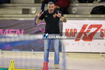 2024-03-09 - head coach Marco Capanna (SIS Roma) - SIS ROMA VS EKIPE ORIZZONTE - CHAMPIONS LEAGUE WOMEN - WATERPOLO