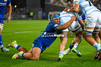 09/11/2024 - Italy's Gianmarco Lucchesi in action - ITALY VS ARGENTINA - AUTUMN NATIONS SERIES - RUGBY