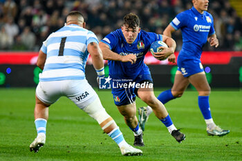 09/11/2024 - Italy's Mirco Spagnolo in action - ITALY VS ARGENTINA - AUTUMN NATIONS SERIES - RUGBY