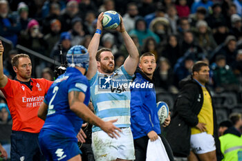 09/11/2024 - Argentina's Julian Montoya on touche - ITALY VS ARGENTINA - AUTUMN NATIONS SERIES - RUGBY