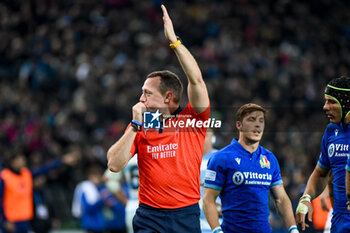 09/11/2024 - The referee of the match Matthew Carley - ITALY VS ARGENTINA - AUTUMN NATIONS SERIES - RUGBY