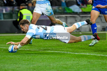 09/11/2024 - Argentina's Santiago Cordero scores a try - ITALY VS ARGENTINA - AUTUMN NATIONS SERIES - RUGBY