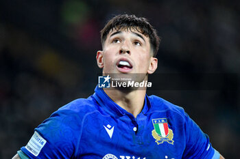 09/11/2024 - Italy's Tommaso Menoncello portrait - ITALY VS ARGENTINA - AUTUMN NATIONS SERIES - RUGBY