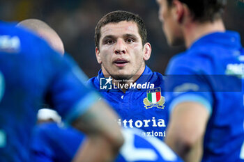 09/11/2024 - Italy's Giacomo Nicotera portrait - ITALY VS ARGENTINA - AUTUMN NATIONS SERIES - RUGBY