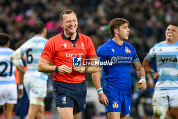 09/11/2024 - The referee of the match Matthew Carley - ITALY VS ARGENTINA - AUTUMN NATIONS SERIES - RUGBY