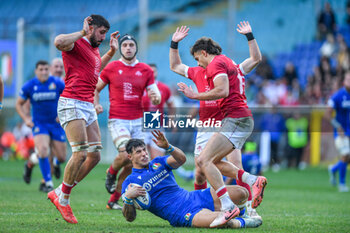 2024-11-17 - TOMMASO MENONCELLO (Italy) - ITALY VS GEORGIA - AUTUMN NATIONS SERIES - RUGBY