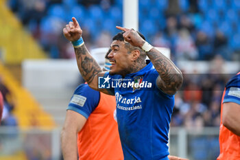 2024-11-17 - MONTANNA IOANE (Italy) celebrates after scoring a point - ITALY VS GEORGIA - AUTUMN NATIONS SERIES - RUGBY