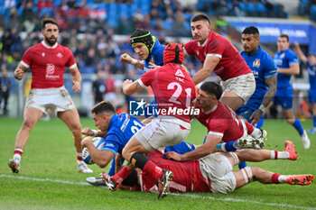 2024-11-17 - ALESSANDRO FUSCCO (Italy) JUAN IGNACIO BREX (Italy) - ITALY VS GEORGIA - AUTUMN NATIONS SERIES - RUGBY