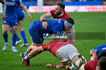 2024-11-17 - DANILO FISCHETTI (Italy) - Giorgi Babunashvili (Georgia) - ITALY VS GEORGIA - AUTUMN NATIONS SERIES - RUGBY