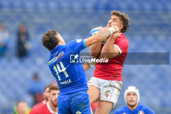 2024-11-17 - JACOPO TRULLA (Italy) - Davit Niniashvili Georgia) - ITALY VS GEORGIA - AUTUMN NATIONS SERIES - RUGBY