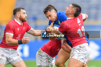 2024-11-17 - JACOPO TRULLA (Italy) - Tornike Kakhoidze (Georgia) - ITALY VS GEORGIA - AUTUMN NATIONS SERIES - RUGBY