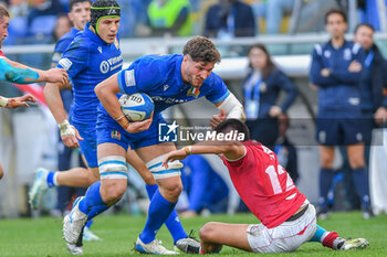 2024-11-17 - DINO LAMB (Italy) - Tornike Kakhoidze (Georgia) - ITALY VS GEORGIA - AUTUMN NATIONS SERIES - RUGBY