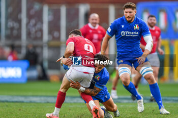 2024-11-17 - Vasil Lobzhanidze (Georgia) - DINO LAMB (Italy) - ITALY VS GEORGIA - AUTUMN NATIONS SERIES - RUGBY