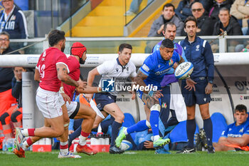 2024-11-17 - Giorgi Kveseladze (Georgia) - MONTANNA IOANE (Italy) - ITALY VS GEORGIA - AUTUMN NATIONS SERIES - RUGBY