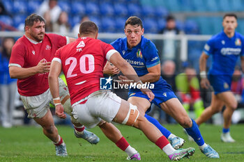 2024-11-17 - Luka Ivanishvili (Georgia) - PAOLO GARBISI (Italy) - ITALY VS GEORGIA - AUTUMN NATIONS SERIES - RUGBY