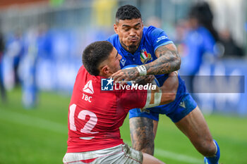 2024-11-17 - Tornike Kakhoidze (Georgia) - MONTANNA IOANE (Italy) - ITALY VS GEORGIA - AUTUMN NATIONS SERIES - RUGBY