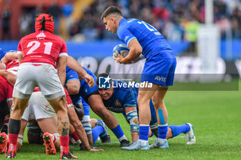 2024-11-17 - Gela Aprasidze (Georgia) - ALESSANDRO FUSCCO (Italy) - ITALY VS GEORGIA - AUTUMN NATIONS SERIES - RUGBY