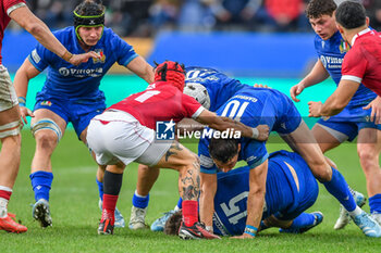 2024-11-17 - JUAN IGNACIO BREX (Italy) MANUEL ZULIANI (Italy) . PAOLO GARBISI (Italy) - MATT GALLAGHER (Italy) - ITALY VS GEORGIA - AUTUMN NATIONS SERIES - RUGBY