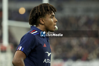 2024-11-09 - Theo Attissogbe of France during the Autumn Nations Series 2025 rugby union match between France and Japan on 9 November 2024 at Stade de France in Saint-Denis near Paris, France - RUGBY - AUTUMN NATIONS SERIES 2025 - FRANCE V JAPAN - AUTUMN NATIONS SERIES - RUGBY