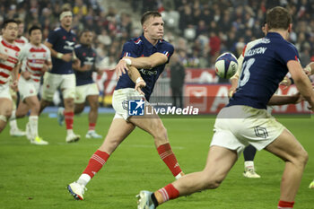 2024-11-09 - Leo Barre of France during the Autumn Nations Series 2025 rugby union match between France and Japan on 9 November 2024 at Stade de France in Saint-Denis near Paris, France - RUGBY - AUTUMN NATIONS SERIES 2025 - FRANCE V JAPAN - AUTUMN NATIONS SERIES - RUGBY