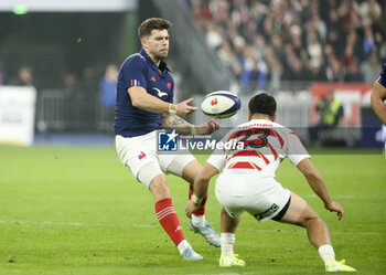 2024-11-09 - Matthieu Jalibert of France during the Autumn Nations Series 2025 rugby union match between France and Japan on 9 November 2024 at Stade de France in Saint-Denis near Paris, France - RUGBY - AUTUMN NATIONS SERIES 2025 - FRANCE V JAPAN - AUTUMN NATIONS SERIES - RUGBY