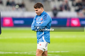 16/11/2024 - Antoine Dupont of France before the Autumn Nations Series 2024, rugby union match between France and New Zealand on 16 November 2024 at Stade de France in Saint-Denis near Paris, France - RUGBY - AUTUMN NATIONS SERIES 2024 - FRANCE V NEW ZEALAND - AUTUMN NATIONS SERIES - RUGBY