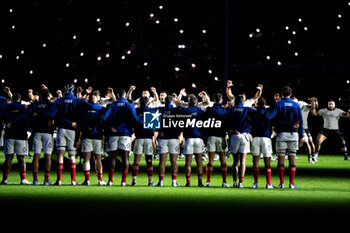 16/11/2024 - New Zelande Haka before the Autumn Nations Series 2024, rugby union match between France and New Zealand on 16 November 2024 at Stade de France in Saint-Denis near Paris, France - RUGBY - AUTUMN NATIONS SERIES 2024 - FRANCE V NEW ZEALAND - AUTUMN NATIONS SERIES - RUGBY