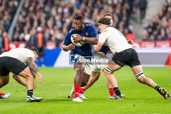 16/11/2024 - Georges Henri Colombes of France during the Autumn Nations Series 2024, rugby union match between France and New Zealand on 16 November 2024 at Stade de France in Saint-Denis near Paris, France - RUGBY - AUTUMN NATIONS SERIES 2024 - FRANCE V NEW ZEALAND - AUTUMN NATIONS SERIES - RUGBY