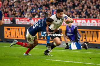 16/11/2024 - Caleb Clark of New Zealand during the Autumn Nations Series 2024, rugby union match between France and New Zealand on 16 November 2024 at Stade de France in Saint-Denis near Paris, France - RUGBY - AUTUMN NATIONS SERIES 2024 - FRANCE V NEW ZEALAND - AUTUMN NATIONS SERIES - RUGBY