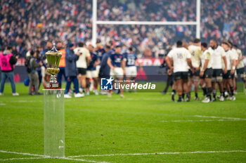 16/11/2024 - Trophee Dave Gallaher after the Autumn Nations Series 2024, rugby union match between France and New Zealand on 16 November 2024 at Stade de France in Saint-Denis near Paris, France - RUGBY - AUTUMN NATIONS SERIES 2024 - FRANCE V NEW ZEALAND - AUTUMN NATIONS SERIES - RUGBY