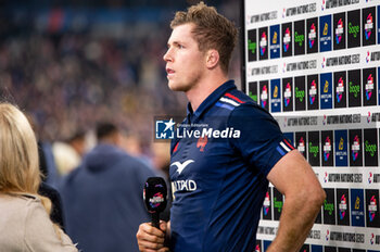 16/11/2024 - Thibaud Flament of France interviewed after the Autumn Nations Series 2024, rugby union match between France and New Zealand on 16 November 2024 at Stade de France in Saint-Denis near Paris, France - RUGBY - AUTUMN NATIONS SERIES 2024 - FRANCE V NEW ZEALAND - AUTUMN NATIONS SERIES - RUGBY