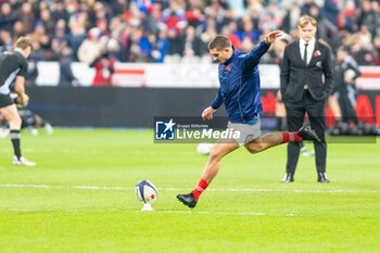 16/11/2024 - Thomas Ramos of France Warm up before the Autumn Nations Series 2024, rugby union match between France and New Zealand on 16 November 2024 at Stade de France in Saint-Denis near Paris, France - RUGBY - AUTUMN NATIONS SERIES 2024 - FRANCE V NEW ZEALAND - AUTUMN NATIONS SERIES - RUGBY