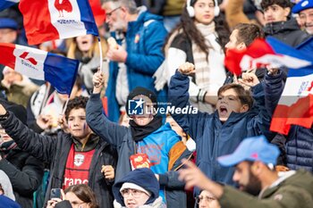 16/11/2024 - Fans of France during the Autumn Nations Series 2024, rugby union match between France and New Zealand on 16 November 2024 at Stade de France in Saint-Denis near Paris, France - RUGBY - AUTUMN NATIONS SERIES 2024 - FRANCE V NEW ZEALAND - AUTUMN NATIONS SERIES - RUGBY