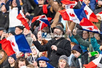 16/11/2024 - Fans of France during the Autumn Nations Series 2024, rugby union match between France and New Zealand on 16 November 2024 at Stade de France in Saint-Denis near Paris, France - RUGBY - AUTUMN NATIONS SERIES 2024 - FRANCE V NEW ZEALAND - AUTUMN NATIONS SERIES - RUGBY