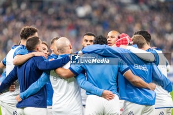 16/11/2024 - Gael Fickou warm up before the Autumn Nations Series 2024, rugby union match between France and New Zealand on 16 November 2024 at Stade de France in Saint-Denis near Paris, France - RUGBY - AUTUMN NATIONS SERIES 2024 - FRANCE V NEW ZEALAND - AUTUMN NATIONS SERIES - RUGBY